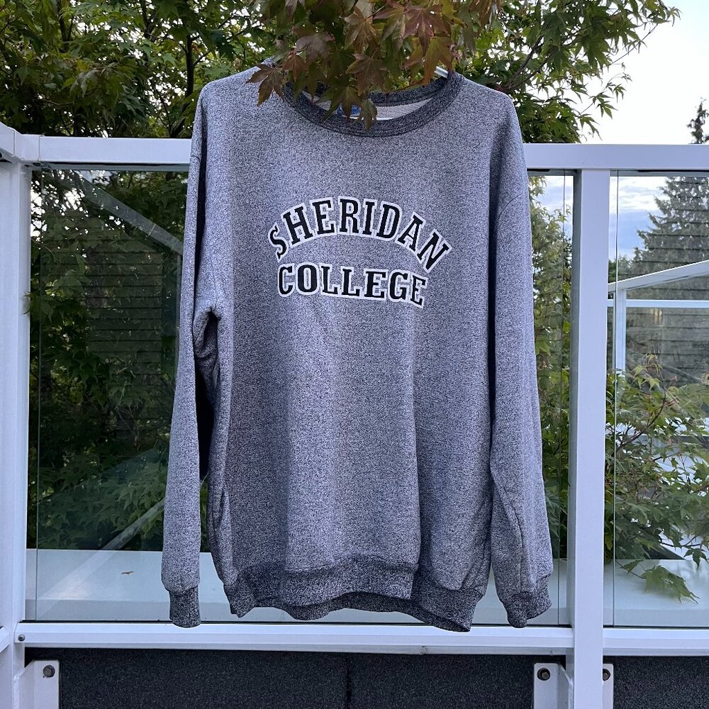 vintage sheridan college sweatshirt